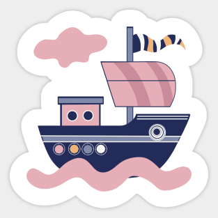 Nautical and adorable Sticker